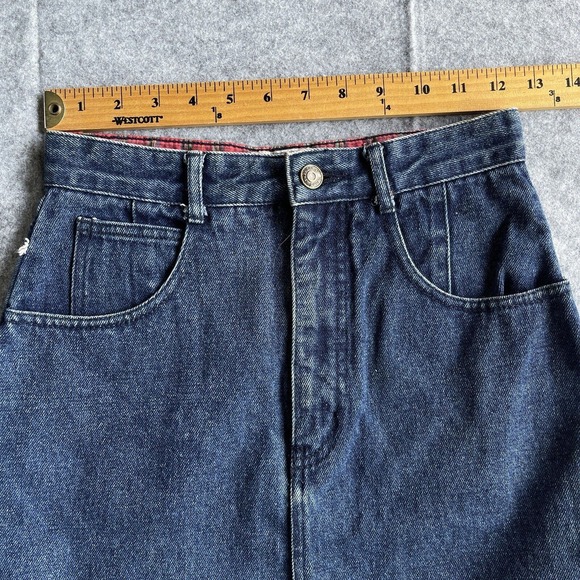 Vintage Great Plains Jean Skirt Juniors Size 5 Denim Mini Side Zippers Cotton - Picture 6 of 10